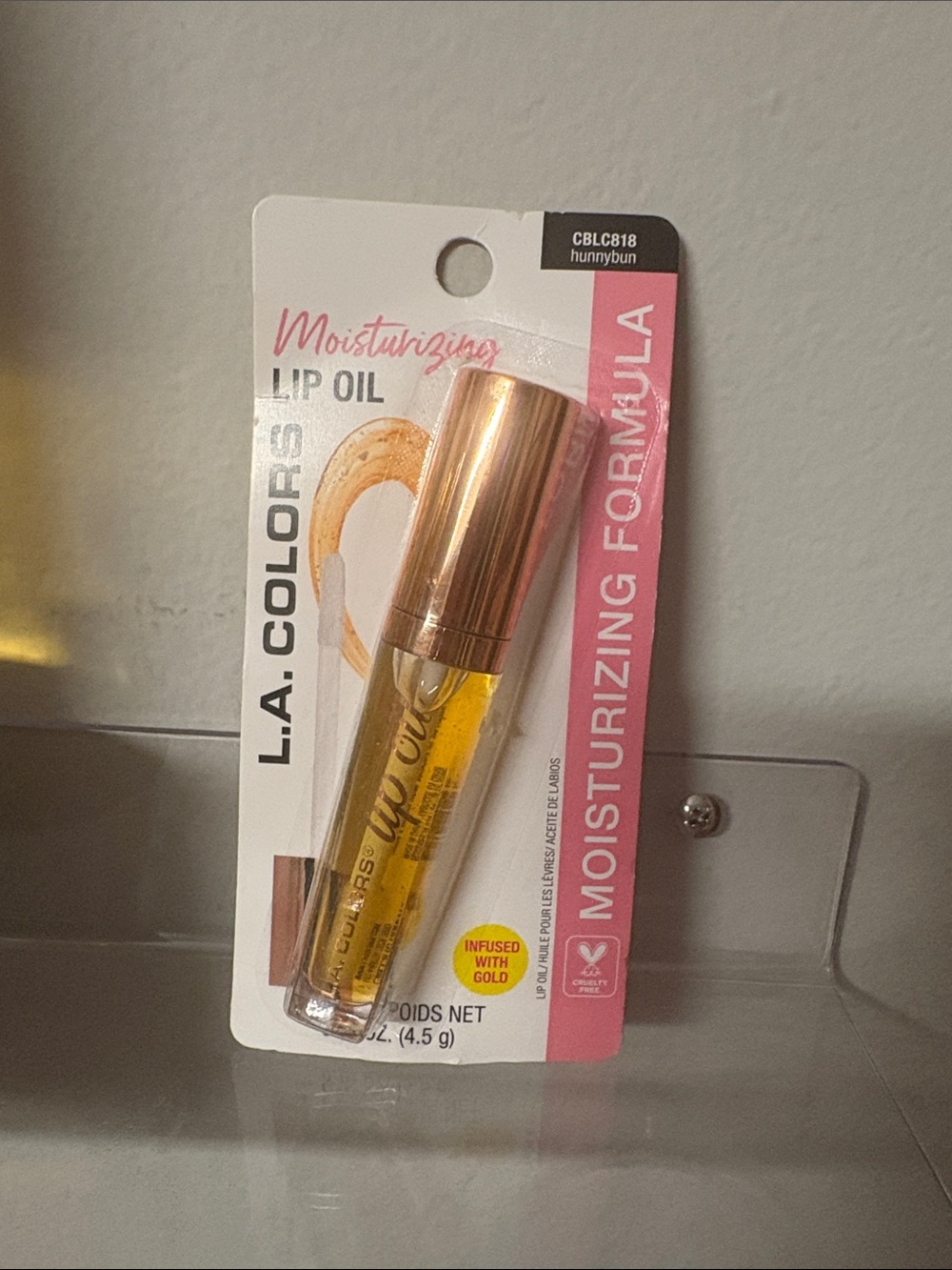 HTF - L.A. Colors Moisturizing Lip Oil - Hunnybun Gold